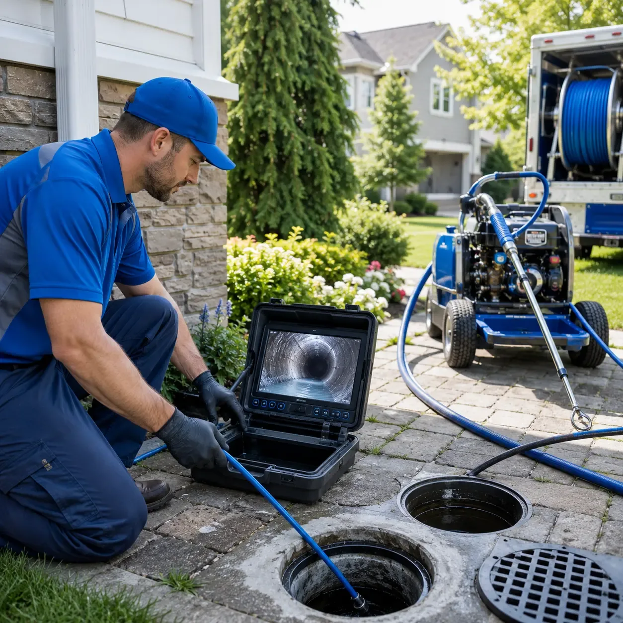 Outdoor drain cleaning professionals serving Garner, NC